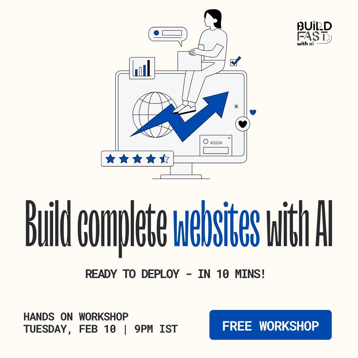 Build websites in 10 Minutes with AI