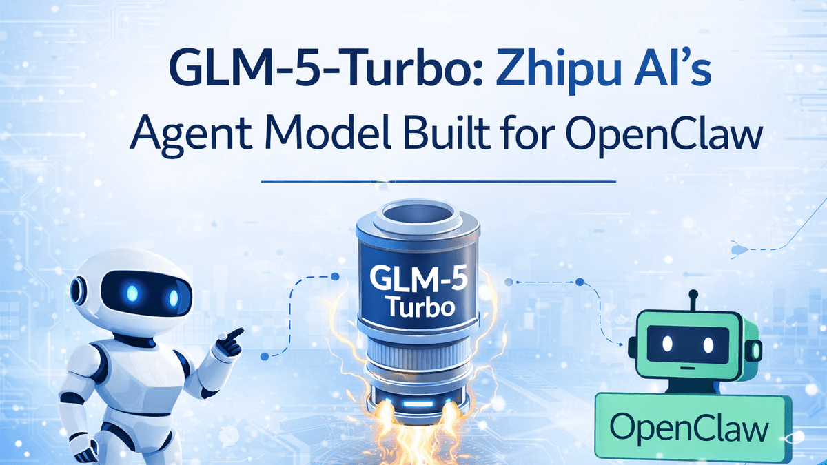 GLM-5-Turbo: Zhipu AI's Agent Model Built for OpenClaw