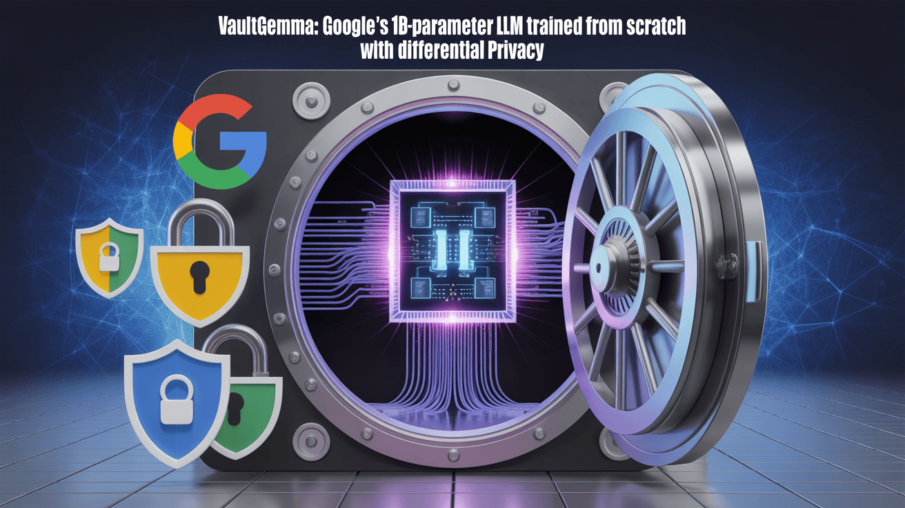 VaultGemma: Google’s 1B-Parameter LLM Trained from Scratch with Differential Privacy