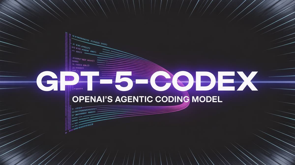 GPT-5-Codex: OpenAI’s Agentic Coding Model for Autonomous Software Development