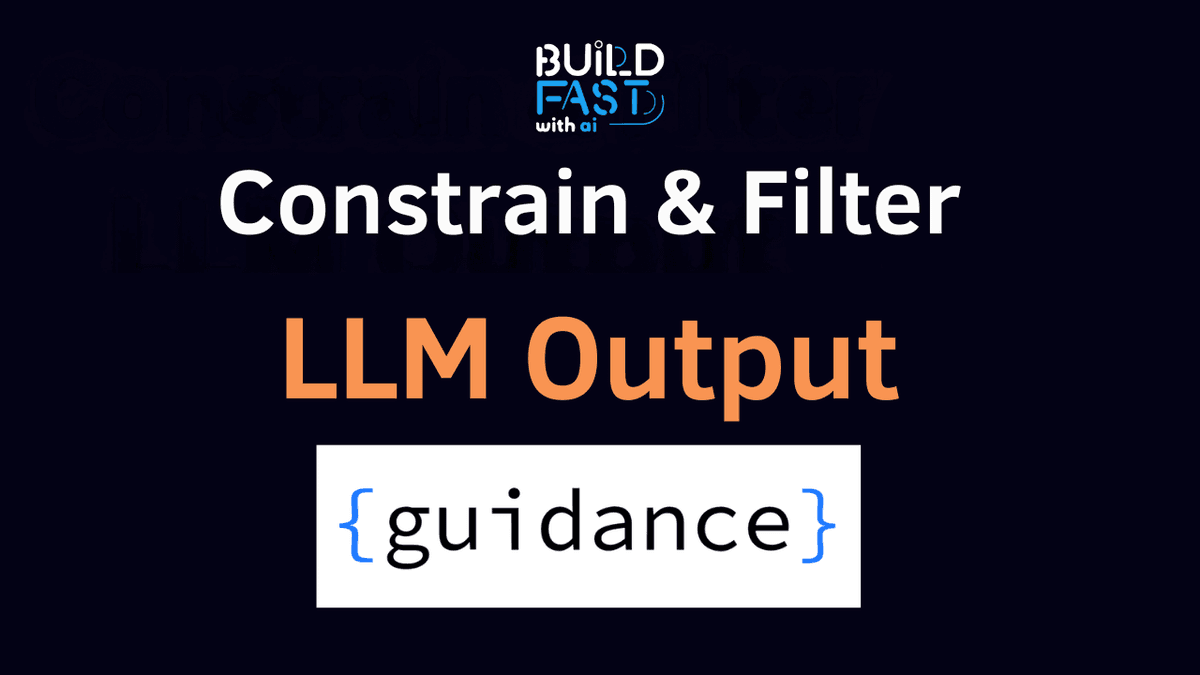 Guidance: Structured LLM Generation