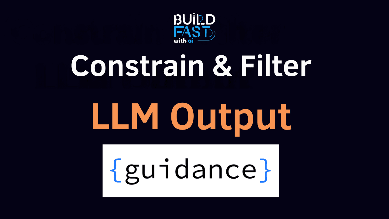 Guidance: Structured LLM Generation