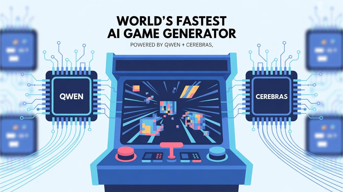 How to Build the World's Fastest AI Game Generator with Qwen + Cerebras